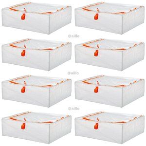 IKEA 8 PARKLA Storage cases, 22 x 19 x 7 "